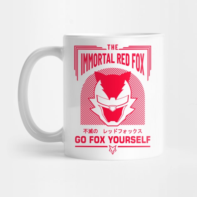 GO FOX YOURSELF! (Printed in Red) Limited Edition by TheImmortalRedFox